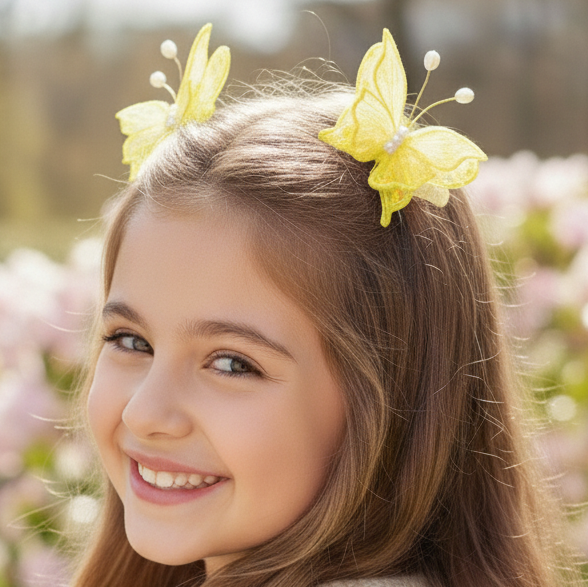 5 PARES DE PINZAS MARIPOSA