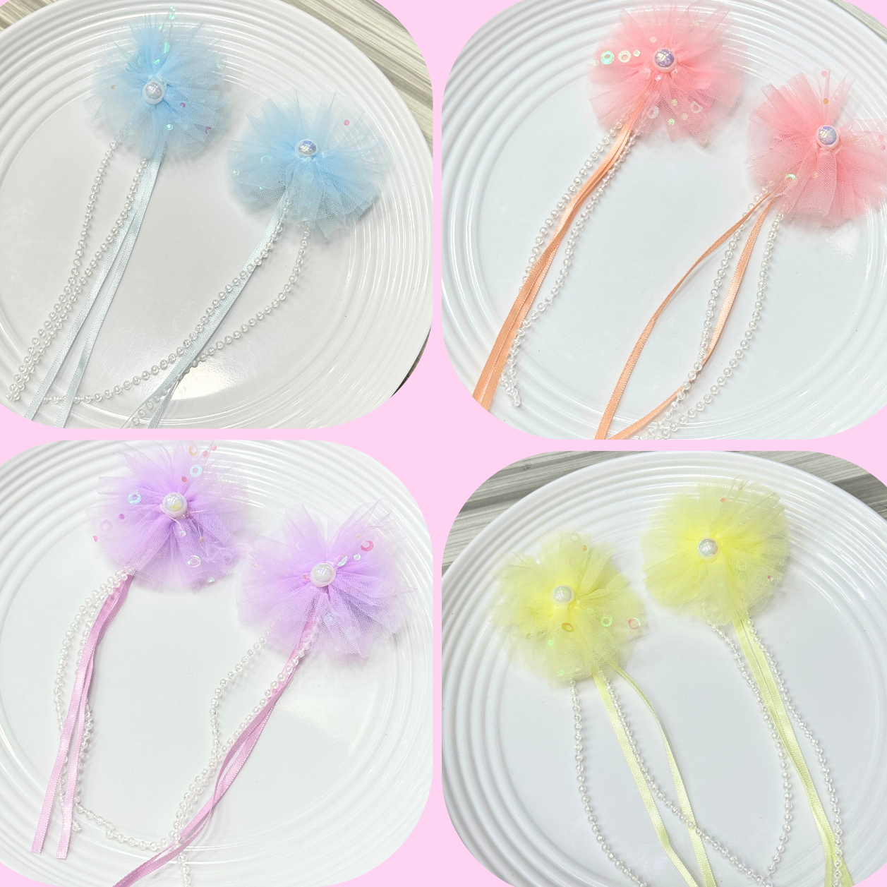 10 PARES DE PINZAS NIÑAS