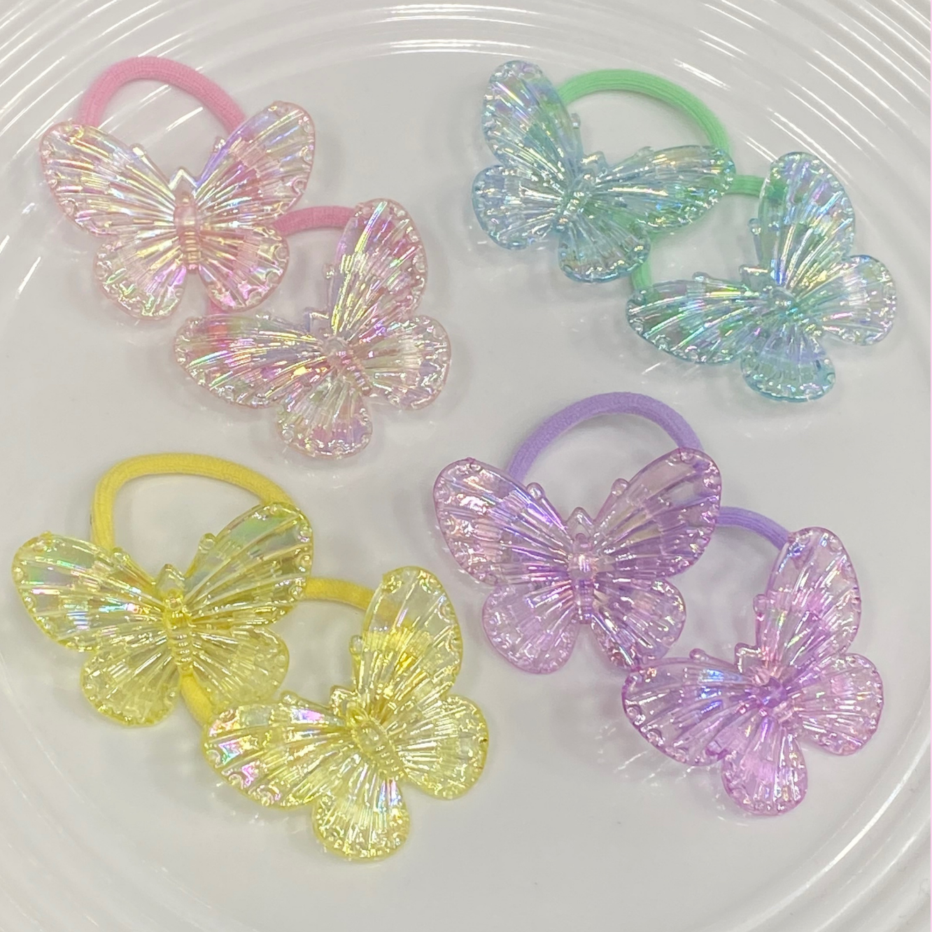 10 PARES DE MOÑAS MARIPOSA