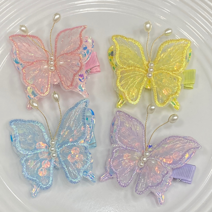 5 PARES DE PINZAS MARIPOSA