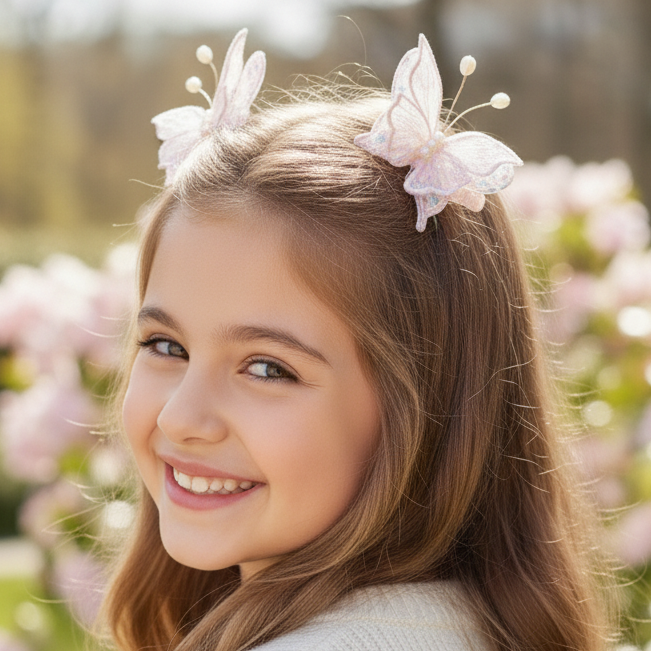 5 PARES DE PINZAS MARIPOSA